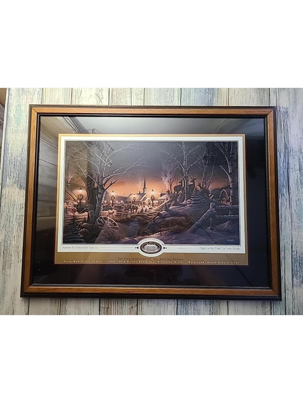1994 Terry Redlin Night On The Town Exciting Memories Of The Holiday Season